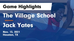 The Village School vs Jack Yates  Game Highlights - Nov. 13, 2021