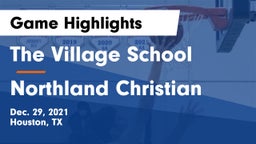 The Village School vs Northland Christian  Game Highlights - Dec. 29, 2021