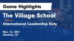 The Village School vs International Leadership Katy Game Highlights - Nov. 16, 2021