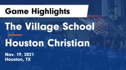 The Village School vs Houston Christian  Game Highlights - Nov. 19, 2021