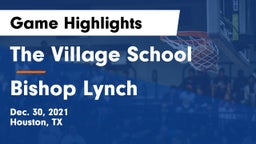 The Village School vs Bishop Lynch  Game Highlights - Dec. 30, 2021