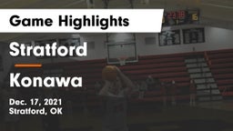 Stratford  vs Konawa  Game Highlights - Dec. 17, 2021