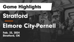 Stratford  vs Elmore City-Pernell  Game Highlights - Feb. 23, 2024