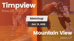 Matchup: Timpview High vs. Mountain View  2016