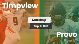 Matchup: Timpview High vs. Provo  2017