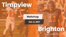 Matchup: Timpview High vs. Brighton  2017