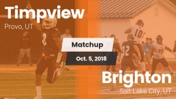 Matchup: Timpview High vs. Brighton  2018