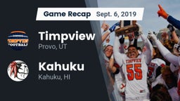 Recap: Timpview  vs. Kahuku  2019