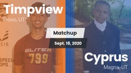 Matchup: Timpview High vs. Cyprus  2020