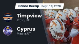 Recap: Timpview  vs. Cyprus  2020