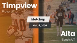 Matchup: Timpview High vs. Alta  2020