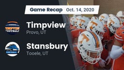 Recap: Timpview  vs. Stansbury  2020