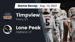 Recap: Timpview  vs. Lone Peak  2021