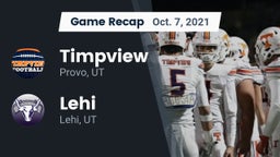 Recap: Timpview  vs. Lehi  2021