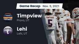 Recap: Timpview  vs. Lehi  2021