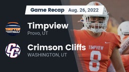 Recap: Timpview  vs. Crimson Cliffs  2022