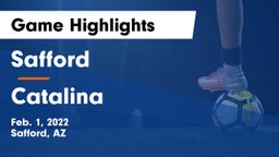 Safford  vs Catalina  Game Highlights - Feb. 1, 2022