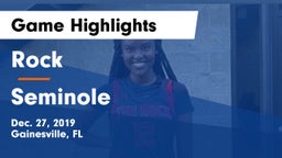 Rock  vs Seminole  Game Highlights - Dec. 27, 2019