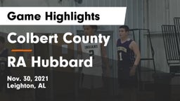 Colbert County  vs RA Hubbard Game Highlights - Nov. 30, 2021