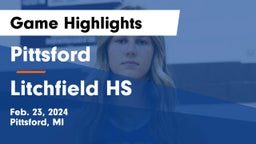 Pittsford  vs Litchfield HS Game Highlights - Feb. 23, 2024
