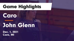 Caro  vs John Glenn  Game Highlights - Dec. 1, 2021