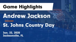 Andrew Jackson  vs St. Johns Country Day Game Highlights - Jan. 22, 2020