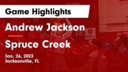 Andrew Jackson  vs Spruce Creek  Game Highlights - Jan. 26, 2023