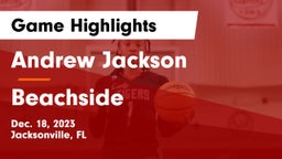 Andrew Jackson  vs Beachside  Game Highlights - Dec. 18, 2023