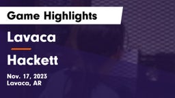 Lavaca  vs Hackett  Game Highlights - Nov. 17, 2023