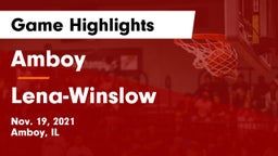 Amboy  vs Lena-Winslow Game Highlights - Nov. 19, 2021