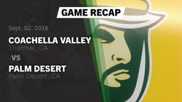 Recap: Coachella Valley  vs. Palm Desert  2016