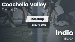 Matchup: Coachella Valley vs. Indio  2016