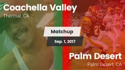 Matchup: Coachella Valley vs. Palm Desert  2017