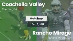 Matchup: Coachella Valley vs. Rancho Mirage  2017