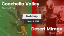 Matchup: Coachella Valley vs. Desert Mirage  2017