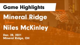 Mineral Ridge  vs Niles McKinley  Game Highlights - Dec. 28, 2021