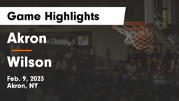 Akron  vs Wilson  Game Highlights - Feb. 9, 2023