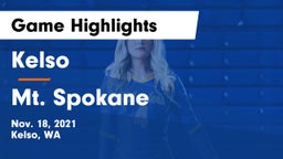 Kelso  vs Mt. Spokane Game Highlights - Nov. 18, 2021