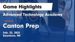 Advanced Technology Academy  vs Canton Prep Game Highlights - Feb. 23, 2023