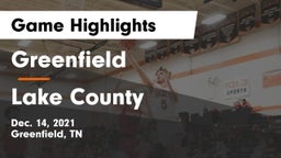 Greenfield  vs Lake County  Game Highlights - Dec. 14, 2021