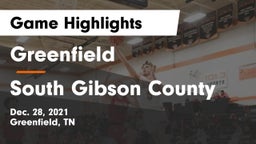 Greenfield  vs South Gibson County  Game Highlights - Dec. 28, 2021