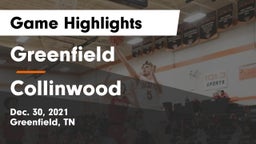 Greenfield  vs Collinwood  Game Highlights - Dec. 30, 2021