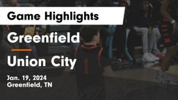 Greenfield  vs Union City  Game Highlights - Jan. 19, 2024