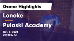 Lonoke  vs Pulaski Academy Game Highlights - Oct. 5, 2020