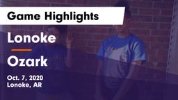 Lonoke  vs Ozark  Game Highlights - Oct. 7, 2020