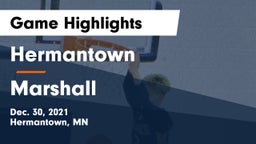 Hermantown  vs Marshall  Game Highlights - Dec. 30, 2021
