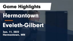 Hermantown  vs Eveleth-Gilbert  Game Highlights - Jan. 11, 2022