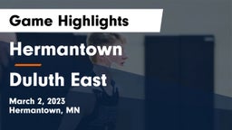 Hermantown  vs Duluth East  Game Highlights - March 2, 2023