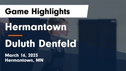 Hermantown  vs Duluth Denfeld  Game Highlights - March 16, 2023