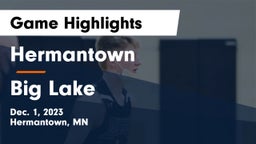 Hermantown  vs Big Lake  Game Highlights - Dec. 1, 2023